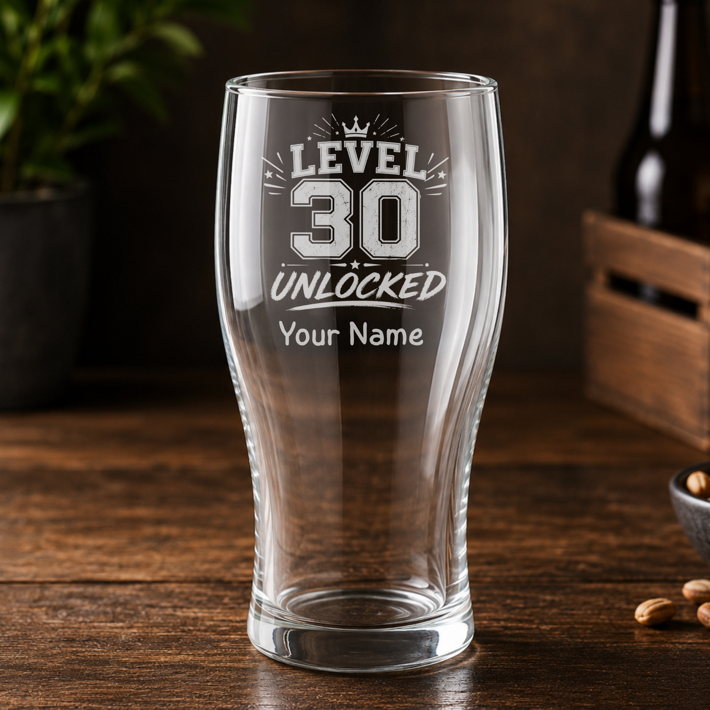 Level 30 Unlocked - birthday beer glass