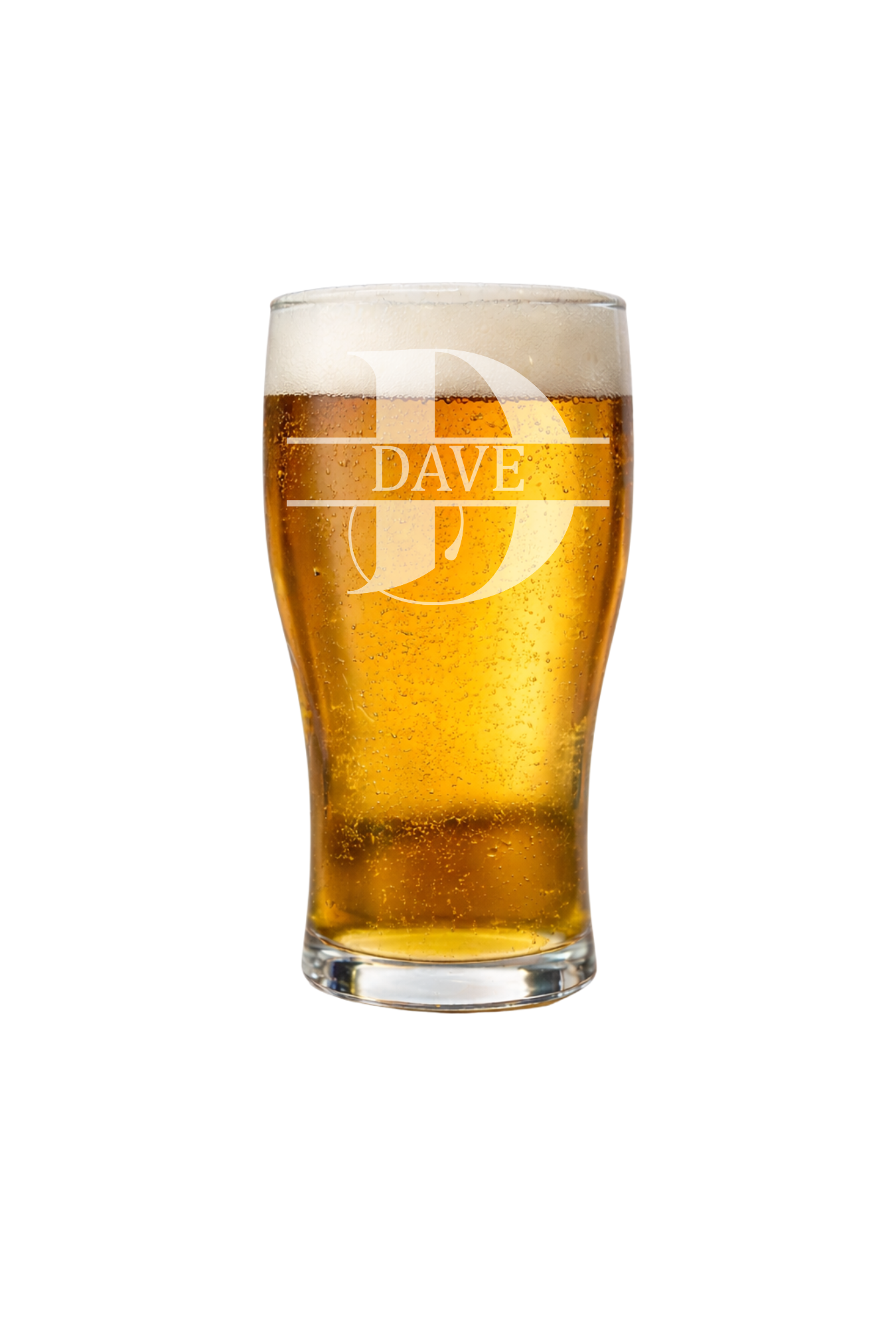 🍺 Personalised Beer Glass – Custom Name Gift