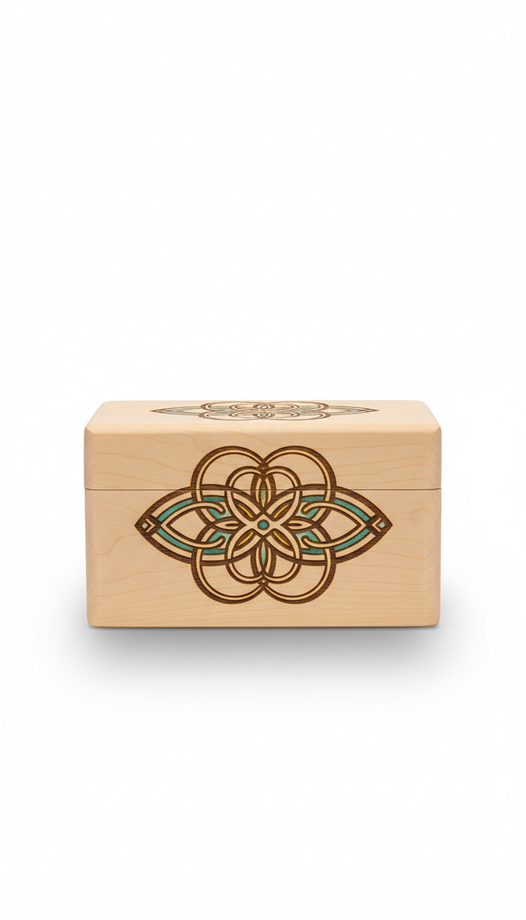 Wooden Keepsake Box with Custom Engraving