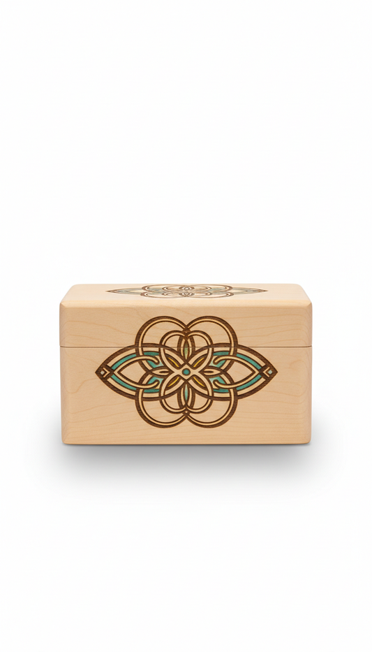 Wooden Keepsake Box with Custom Engraving