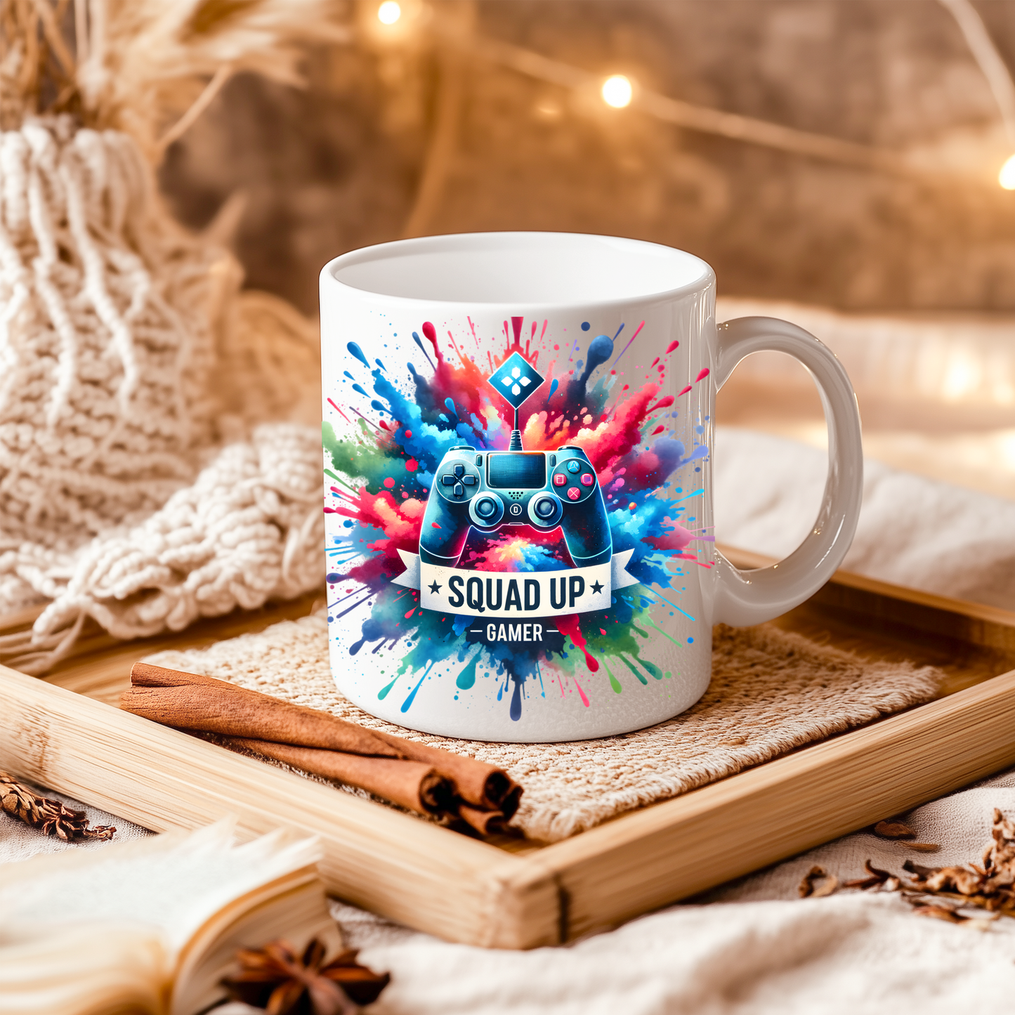 Personalised Gaming Mug – Custom Name