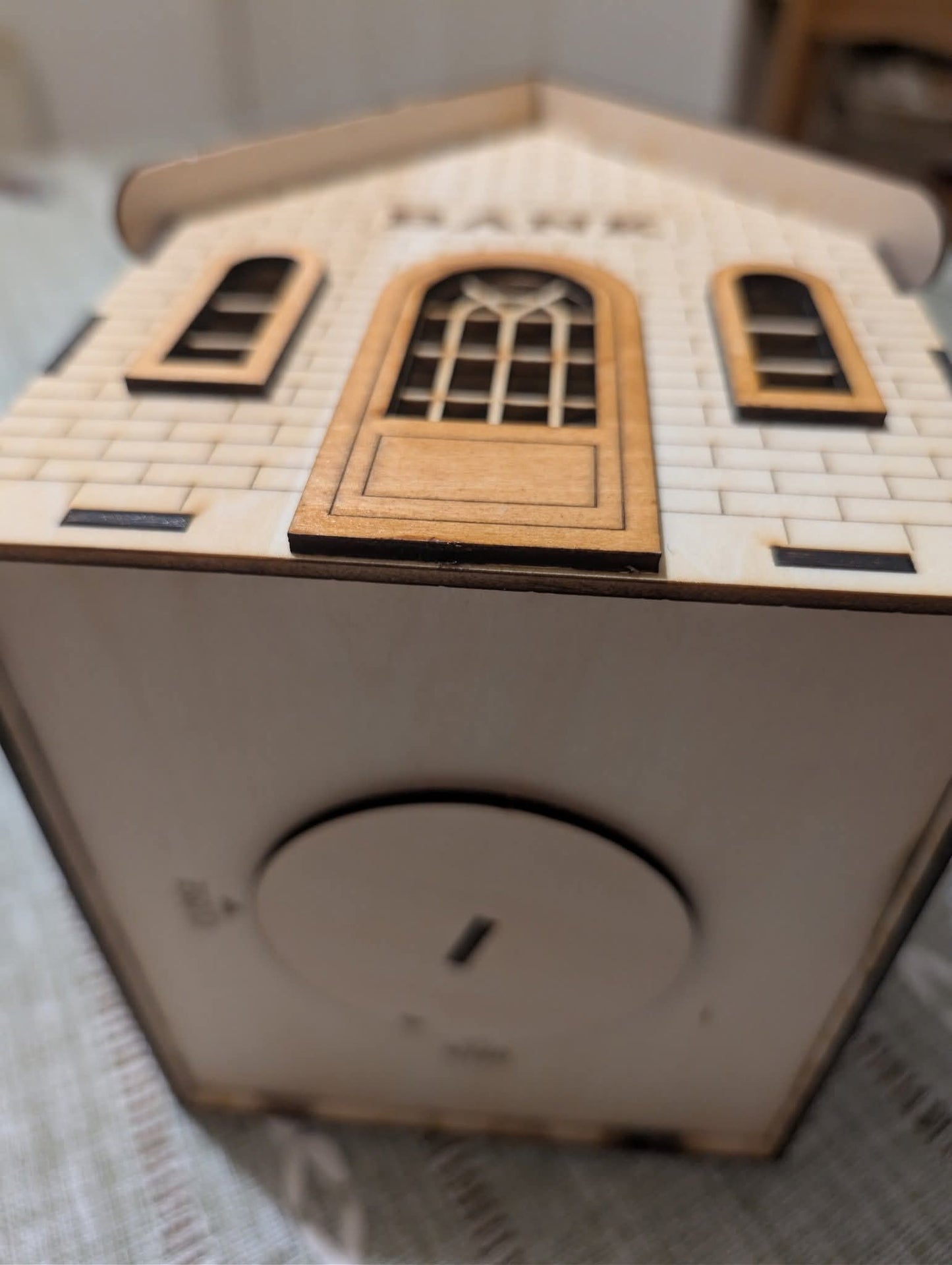 Wooden Bank Money Box