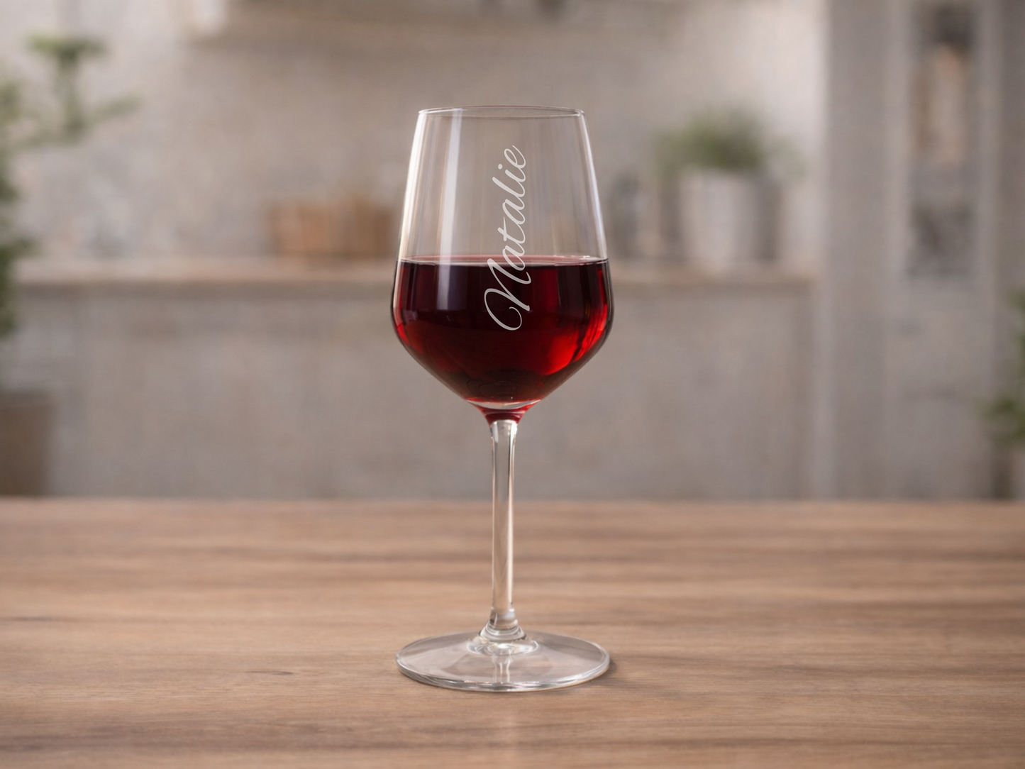 Personalized Wine Glass with Name – Custom Engraved Wine Glass