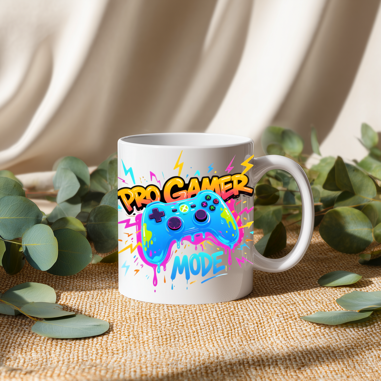 Personalised Gaming Mug – Custom Name