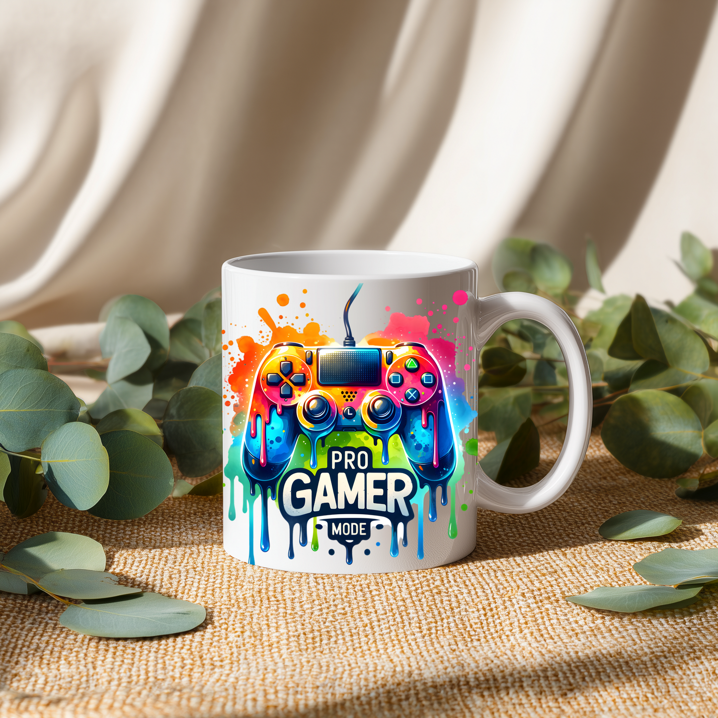 Personalised Gaming Mug – Custom Name