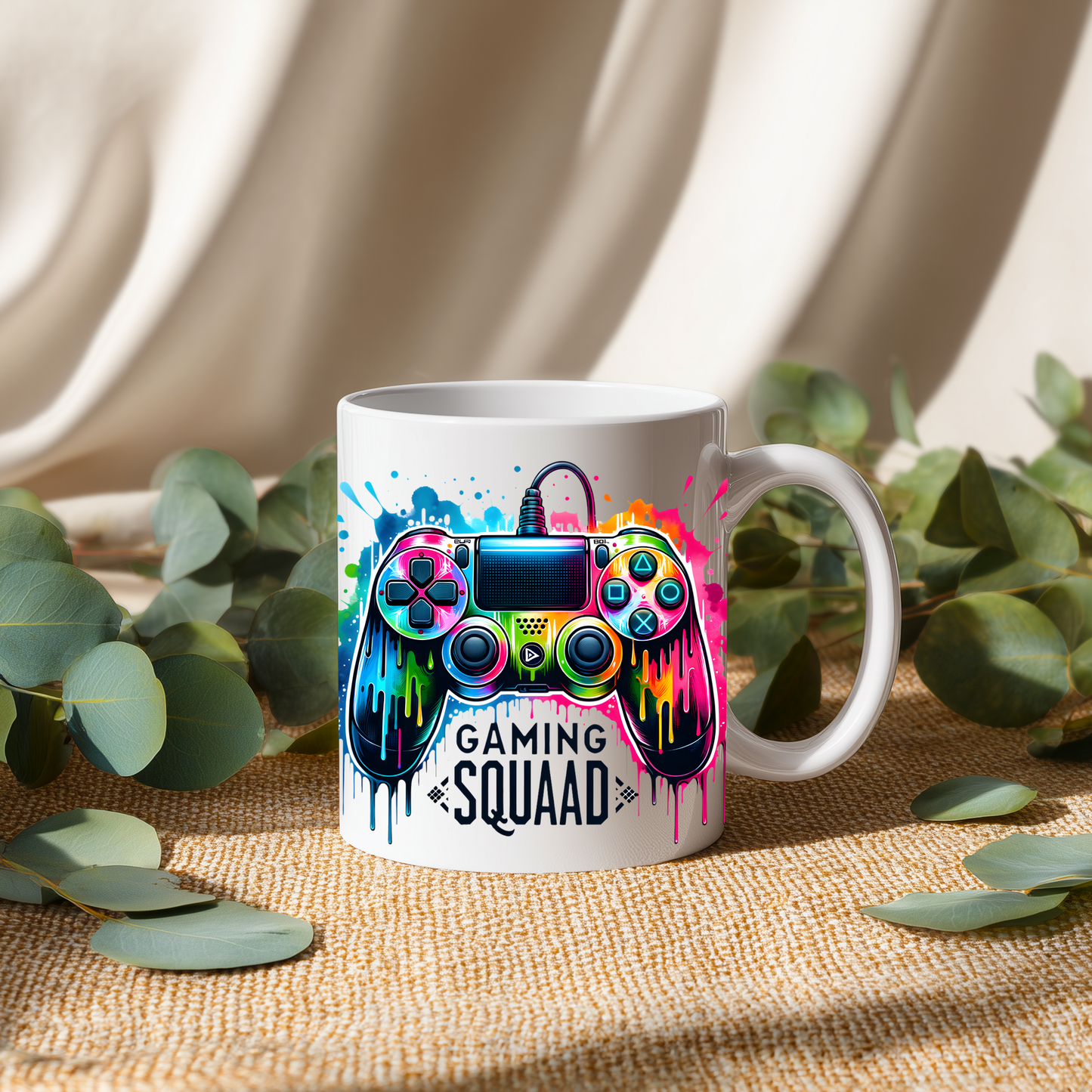 Personalised Gaming Mug – Custom Name