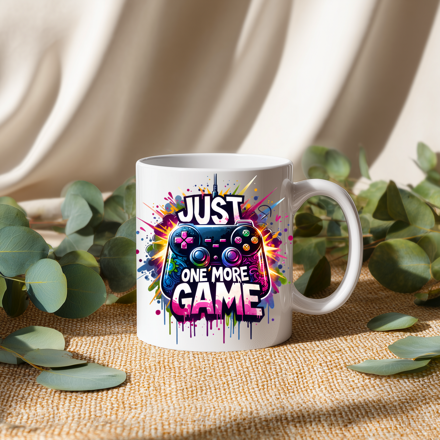 Personalised Gaming Mug – Custom Name