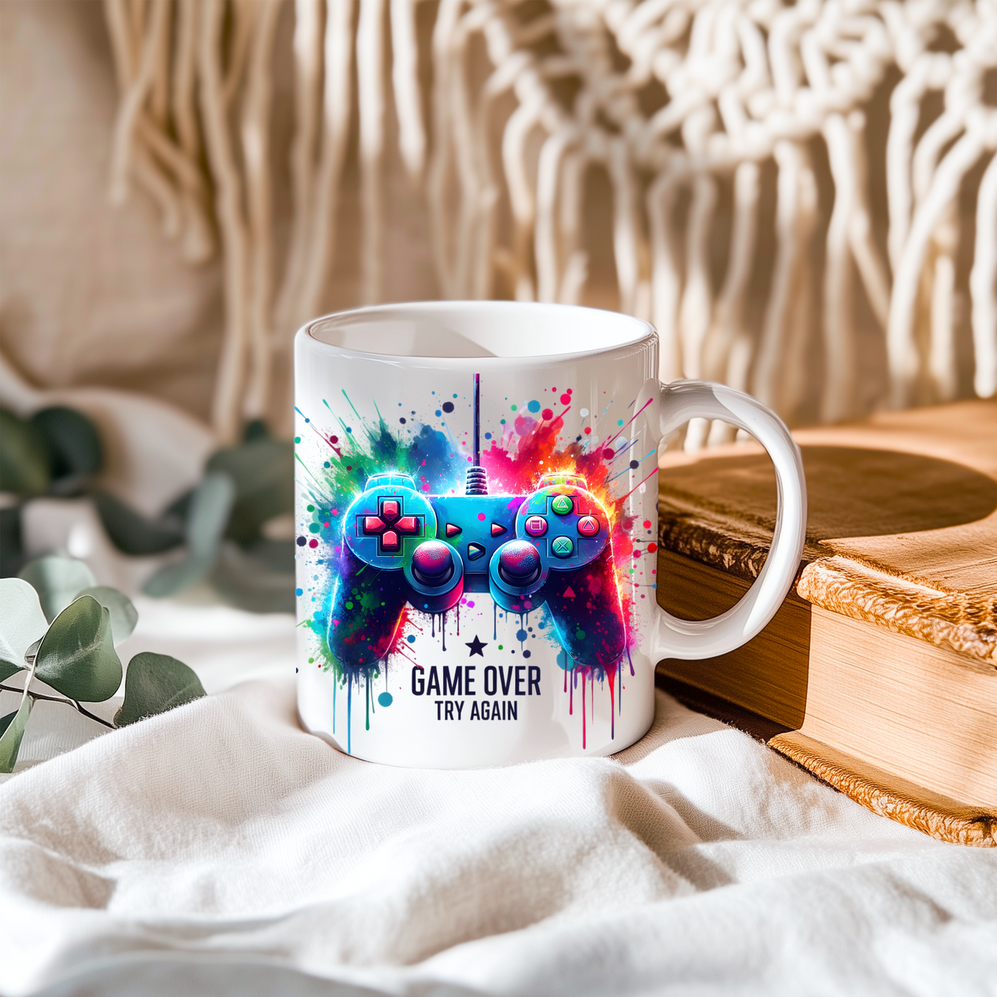 Personalised Gaming Mug – Custom Name