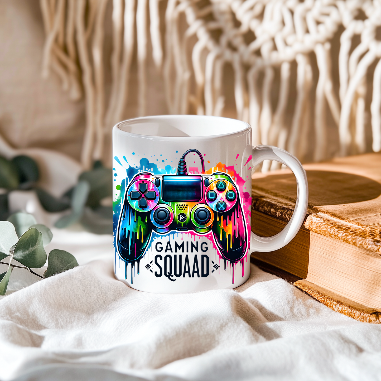Personalised Gaming Mug – Custom Name